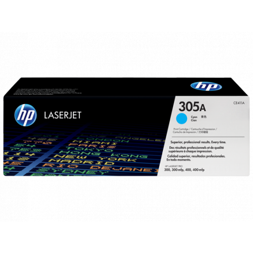 Lasertoner HP CE411A Cyan (2.600 sider)