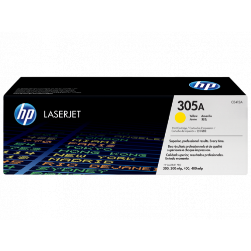 Lasertoner HP CE412A Yellow (2.600 sider)