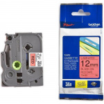 Brother tape Sort/Rød 12 mm. TZ-431