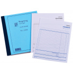 Regningsblok 2309 m/moms, 2x50 bl.