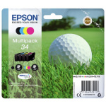 Epson Blækpatroner T34 BK,C,M,Y (4-pak)