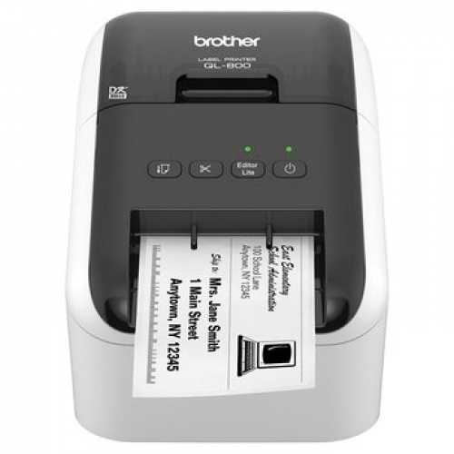 Labelprinter Brother QL-800 termoprint (sort/rød)