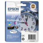 Blækpatroner Epson T27 C,M,Y (3-pak)