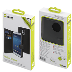 Cover Samsung Galaxy S5 Mini, sort læder-look m/plads til kreditkort - Image 3