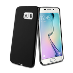 Cover Samsung Galaxy S6 EDGE, sort gel - Image 2