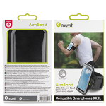Armholder til smartphone XXXL, Sort m/refelkser - Image 2