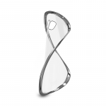 Etui Samsung Galaxy S7, blød gel transp. m/sølv kant - Image 2