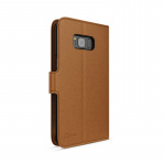 Cover Samsung Galaxy S8, brun m/plads til kreditkort - Image 3