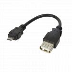 LogiLink® Adapter USB 2.0 micro B han til USB 2.0-A hun