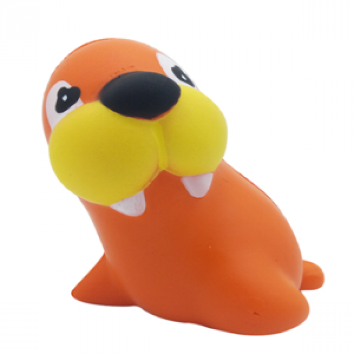 Squishy Hvalros 9,5x9,5x6 cm. - Image 1