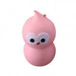 Squishy Fugleunge lysrød 8,5 cm.