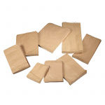 Papirpose m/snor 1,5 kg. brun 210x270 mm. 50 gr. 1000 stk. 1264292