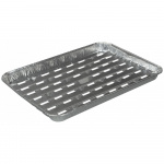Grillbakke Alu 23,5x34,2x2,6 cm. - 800 ml. (10 stk.)