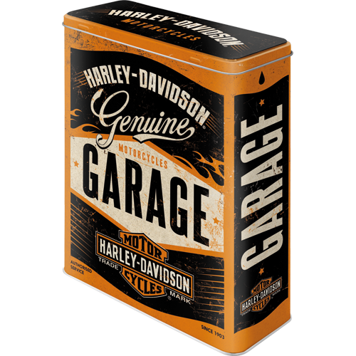 Metaldåse “Harley-Davidson Garage” (XL)