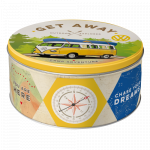 Metaldåse "VW Bulli - get away" kagedåse (Oval) - Image 3