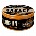 Metaldåse "Harley-Davidson Garage" kagedåse (Oval) - Image 2