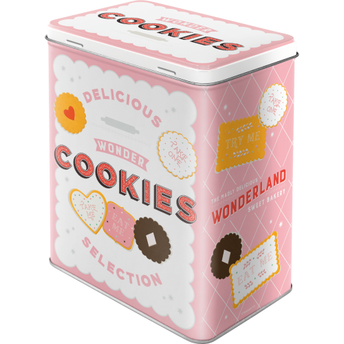 Metaldåse “Wonder Cookies” (L)