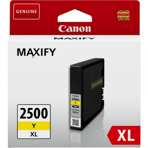 Blækpatron Canon CLI2500Y XL Maxify Yellow (1.700 sider)