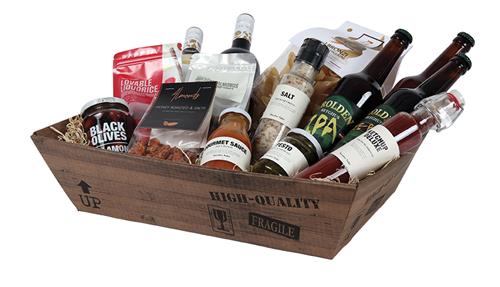 Gavekurv Træ 445x345x115 mm. (stor) Gavekurv Træ 445x345x115 mm. (stor) - Image 1