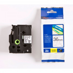 Brother tape Sort/Klar 36 mm. TZe-161