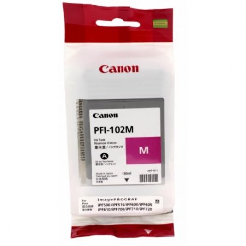 Canon blæktank PFI-102M Magenta (130 ml.)
