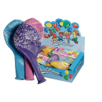 Ballon Happy Birthday, ass. farver (6 stk.) - Image 2