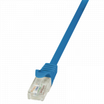 Netværkskabel 0,25 mtr. LogiLink® Cat6/RJ45 Blå
