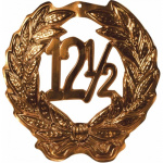 Kobberbryllupsdekoration 40x40 cm. (12,5 år)