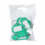 Nøglering med indstik 10 stk. (Grøn)