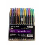 Gelpenne 12 ass. neon metal farver