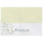 Kuvert C6 120 gr. metallic creme (10 stk)