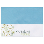 Kuvert C6 120 gr. metallic lysblå (10 stk)