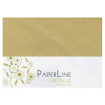 Kuvert C6 120 gr. metallic guld (10 stk)