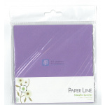 Kuvert 15x15 cm. 120 gr. metallic lilla (10 stk.) - Image 2