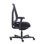 Kontorstol m/netryg model 5608, u/armlæn sort - Image 2