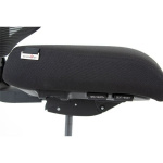 Kontorstol m/netryg model 5608, u/armlæn sort - Image 3