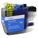 Blækpatron Brother LC3219 XL Cyan (Kompatibel)