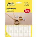 Etiket til smykkemærkning 49x10 mm. Avery 3335 (930 stk.)