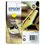 Blækpatron Epson T1634 XL, Yellow (450 sider) Fyldepen-Serien