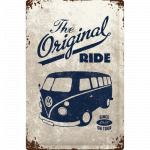 Metalskilt "VW  The Original Ride" 40x60 cm.