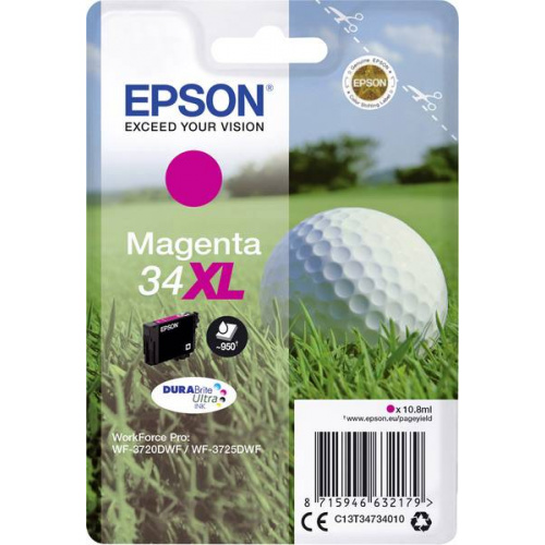 Epson Blækpatron T3473 Magenta XL (950 sider)