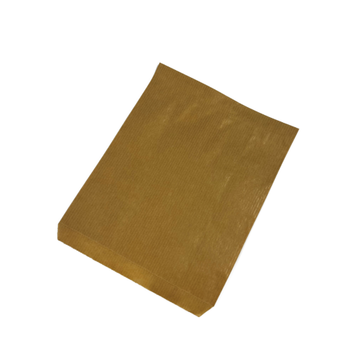 Papirspose 21,5×17 cm. brun/ m striber (500 stk)