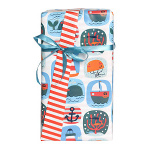 Gavepapir Økonom "Seaside" 57 cm. 2-sidet