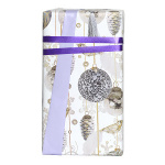 Gavepapir Økonom "Silver Bauble" 57 cm. 2-sidet