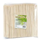 Træpind 15 cm. bambus m/spids (1000 stk.) 38912
