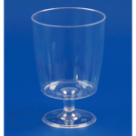 Plastikglas rødvin 20 cl. m/fod 1420 10 stk/ps.