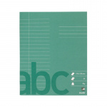 Kladdehæfte 17x21 cm. 20 linjer, 32 sider mørk grøn 100051979 700034