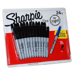 Farvemarker permanent Sharpie Fine Point (24+1 stk.)