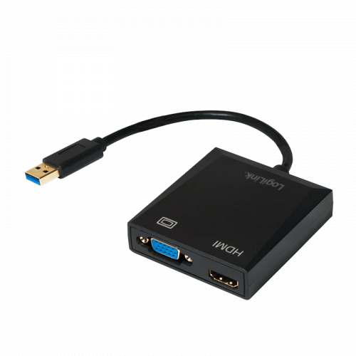 LogiLink USB display adapter, USB 3.0 til VGA/HDMI
