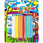 Modelervoks 6 ass. farver 70 gr.